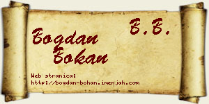 Bogdan Bokan vizit kartica